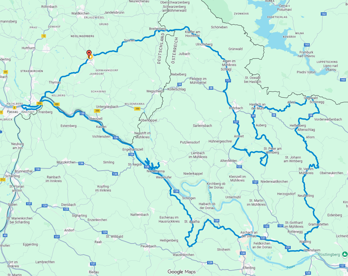 Google Maps Tourbild